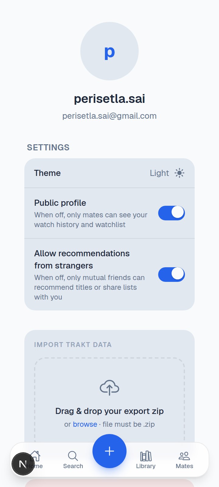 MovieMates app screen 5